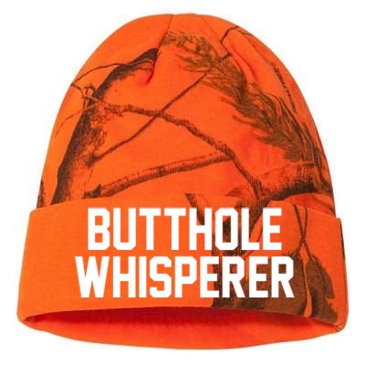 Butthole Whisperer Funny Sarcastic Joke Kati Licensed 12" Camo Beanie