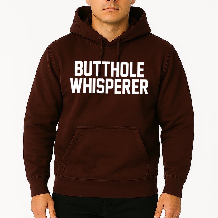 Butthole Whisperer Funny Sarcastic Joke Hoodie