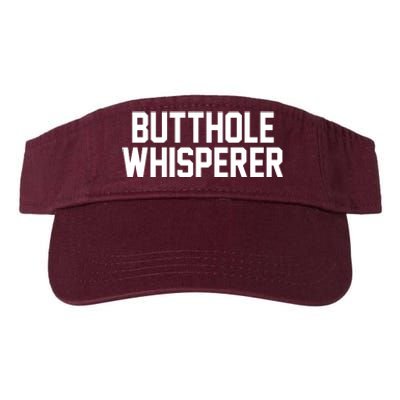 Butthole Whisperer Funny Sarcastic Joke Valucap Bio-Washed Visor