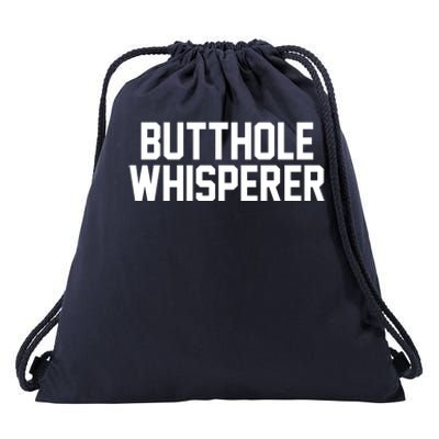 Butthole Whisperer Funny Sarcastic Joke Drawstring Bag