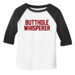 Butthole Whisperer Funny Sarcastic Joke Toddler Fine Jersey T-Shirt