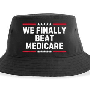 Biden We Finally Beat Medicare Sustainable Bucket Hat