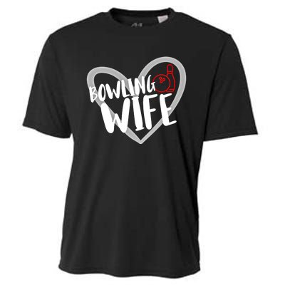 Bowling Wife Funny Bowler Bowling Gift Cooling Performance Crew T-Shirt