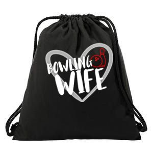 Bowling Wife Funny Bowler Bowling Gift Drawstring Bag