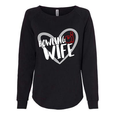 Bowling Wife Funny Bowler Bowling Gift Womens California Wash Sweatshirt