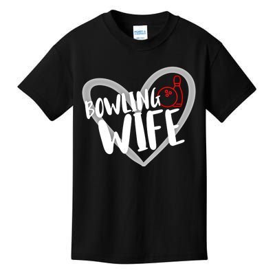 Bowling Wife Funny Bowler Bowling Gift Kids T-Shirt