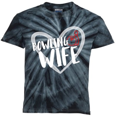 Bowling Wife Funny Bowler Bowling Gift Kids Tie-Dye T-Shirt