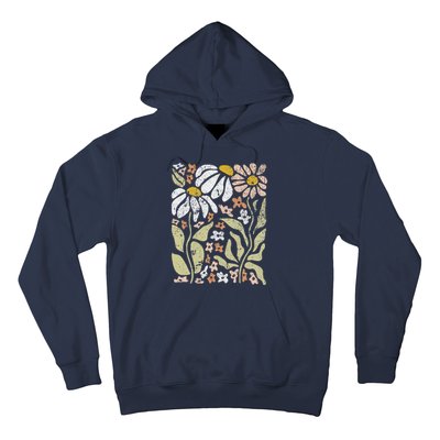 Boho Wildflowers Floral Nature Flower For Wo Nature Lover Hoodie