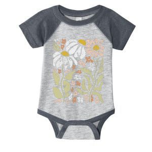 Boho Wildflowers Floral Nature Flower For Wo Nature Lover Infant Baby Jersey Bodysuit