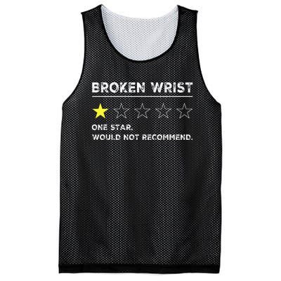 Broken Wrist Funny Get Well Soon Gag Recovery Mesh Reversible Basketball Jersey Tank