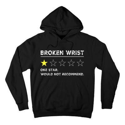 Broken Wrist Funny Get Well Soon Gag Recovery Tall Hoodie