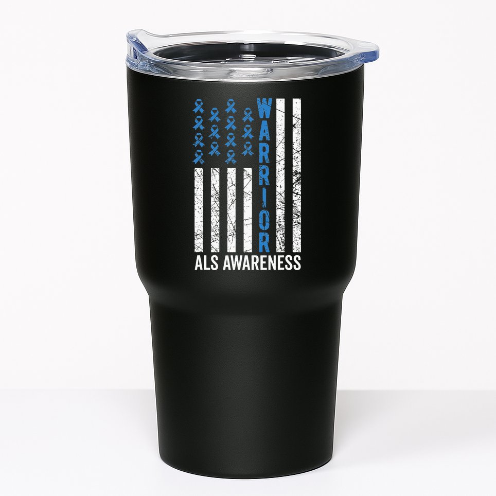 Blue Warrior For  & ALS Awareness Tumbler