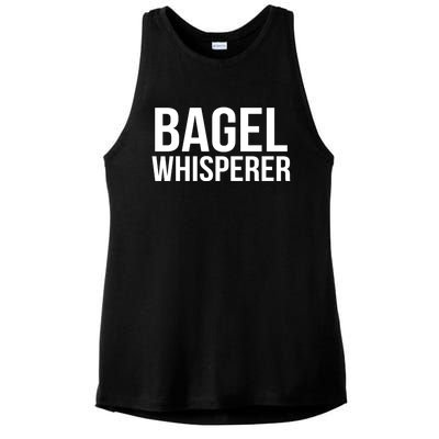 Bagel Whisperer Funny Lover Baking Baker Gift Christmas Gift Ladies PosiCharge Tri-Blend Wicking Tank