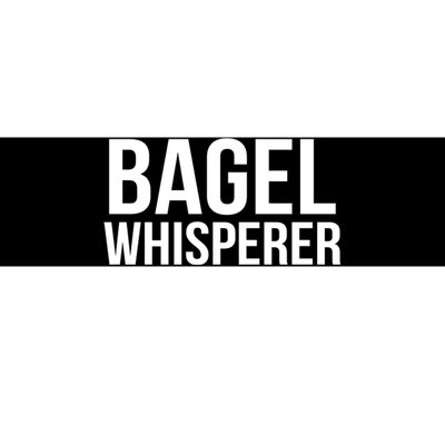 Bagel Whisperer Funny Lover Baking Baker Gift Christmas Gift Bumper Sticker