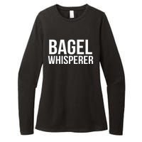 Bagel Whisperer Funny Lover Baking Baker Gift Christmas Gift Womens CVC Long Sleeve Shirt