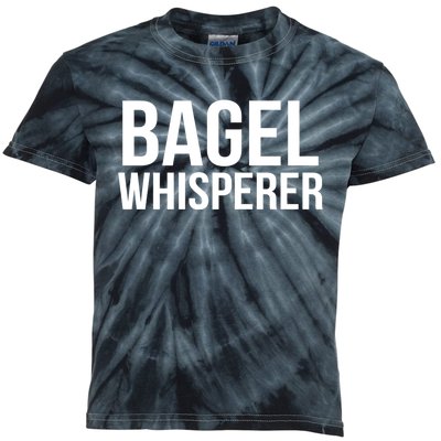 Bagel Whisperer Funny Lover Baking Baker Gift Christmas Gift Kids Tie-Dye T-Shirt