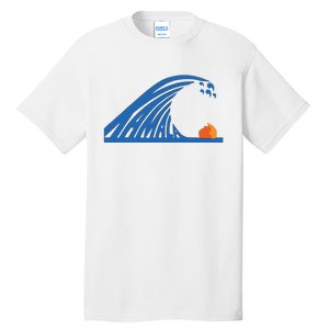 Blue Wave For Kamala Harris Trump Funny Tall T-Shirt