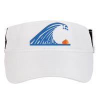 Blue Wave For Kamala Harris Trump Funny Adult Drive Performance Visor