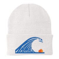 Blue Wave For Kamala Harris Trump Funny Knit Cap Winter Beanie