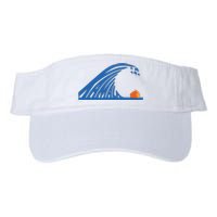 Blue Wave For Kamala Harris Trump Funny Valucap Bio-Washed Visor