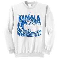 Blue Wave For Kamala Harris Trump Funny Sweatshirt