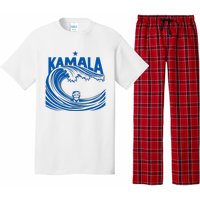 Blue Wave For Kamala Harris Trump Funny Pajama Set