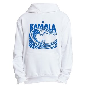 Blue Wave For Kamala Harris Trump Funny Urban Pullover Hoodie