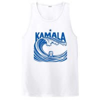 Blue Wave For Kamala Harris Trump Funny PosiCharge Competitor Tank