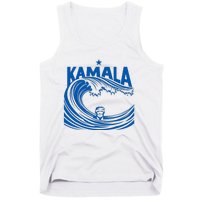 Blue Wave For Kamala Harris Trump Funny Tank Top