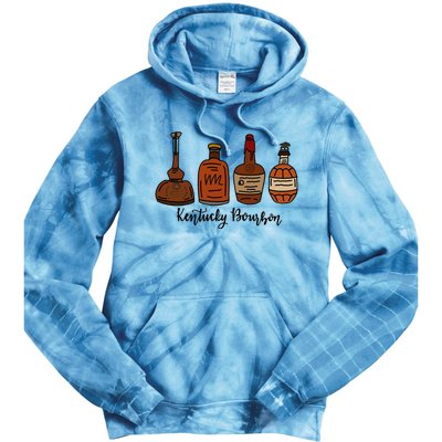 Bourbon Whiskey Favorite Bourbons Distillery Tie Dye Hoodie