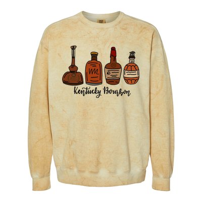 Bourbon Whiskey Favorite Bourbons Distillery Colorblast Crewneck Sweatshirt