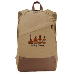 Bourbon Whiskey Favorite Bourbons Distillery Cotton Canvas Backpack