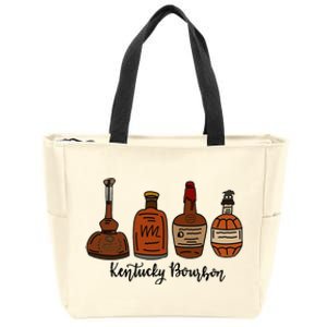 Bourbon Whiskey Favorite Bourbons Distillery Zip Tote Bag