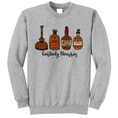 Bourbon Whiskey Favorite Bourbons Distillery Tall Sweatshirt