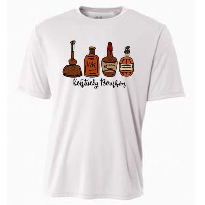 Bourbon Whiskey Favorite Bourbons Distillery Cooling Performance Crew T-Shirt