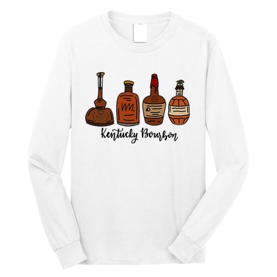 Bourbon Whiskey Favorite Bourbons Distillery Long Sleeve Shirt