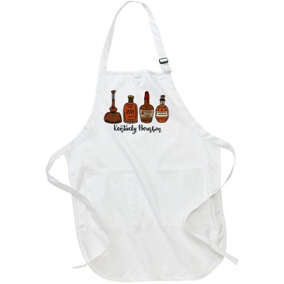 Bourbon Whiskey Favorite Bourbons Distillery Full-Length Apron With Pockets