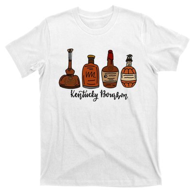 Bourbon Whiskey Favorite Bourbons Distillery T-Shirt