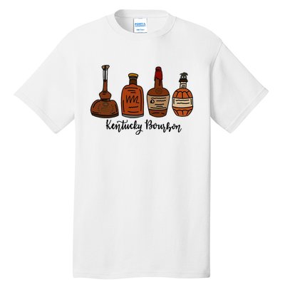 Bourbon Whiskey Favorite Bourbons Distillery Tall T-Shirt