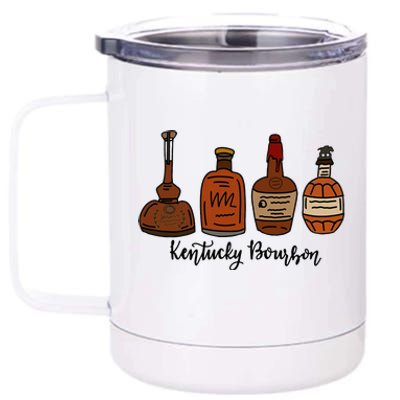 Bourbon Whiskey Favorite Bourbons Distillery 12 oz Stainless Steel Tumbler Cup