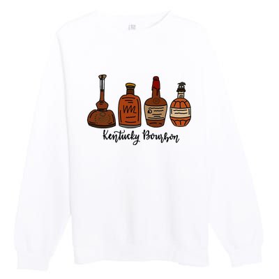 Bourbon Whiskey Favorite Bourbons Distillery Premium Crewneck Sweatshirt