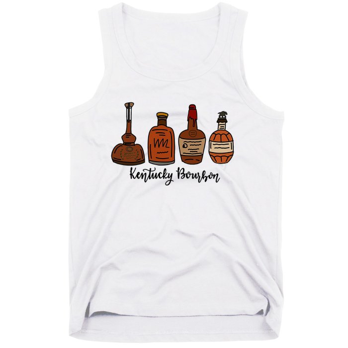 Bourbon Whiskey Favorite Bourbons Distillery Tank Top