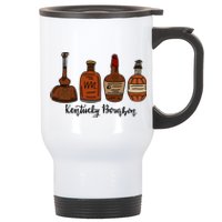 Bourbon Whiskey Favorite Bourbons Distillery Stainless Steel Travel Mug