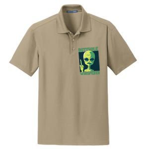 Butthole Whisperer Funny Aliens Sarcastic Adult Humour Dry Zone Grid Polo