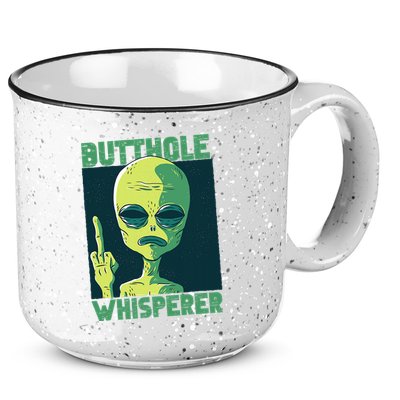 Butthole Whisperer Funny Aliens Sarcastic Adult Humour 15oz Campfire Ceramic Mug