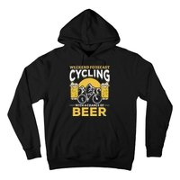 Bicyclist Weekend Forecast Cycling With A Chance Of Beer Hoodie