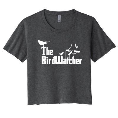 Bird Watching Funny Bird Watcher Women's Crop Top Tee