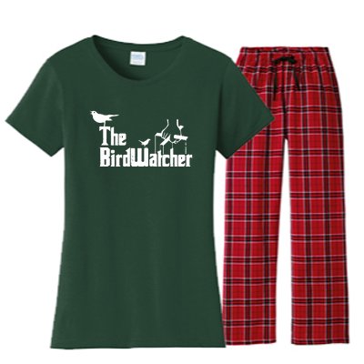 Bird Watching Funny Bird Watcher Women's Flannel Pajama Set