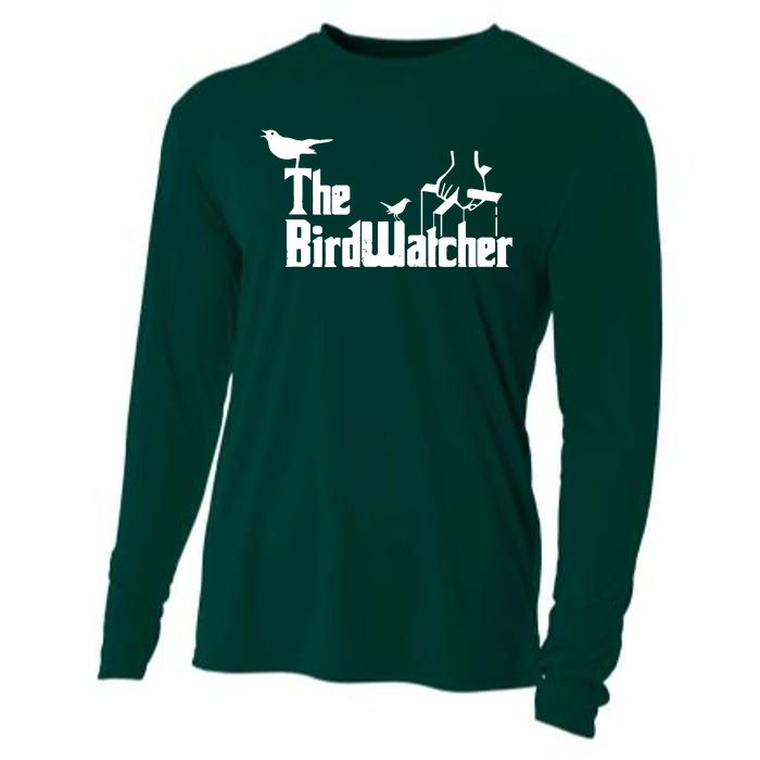 Bird Watching Funny Bird Watcher Cooling Performance Long Sleeve Crew