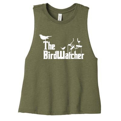 Bird Watching Funny Bird Watcher Women's Racerback Cropped Tank